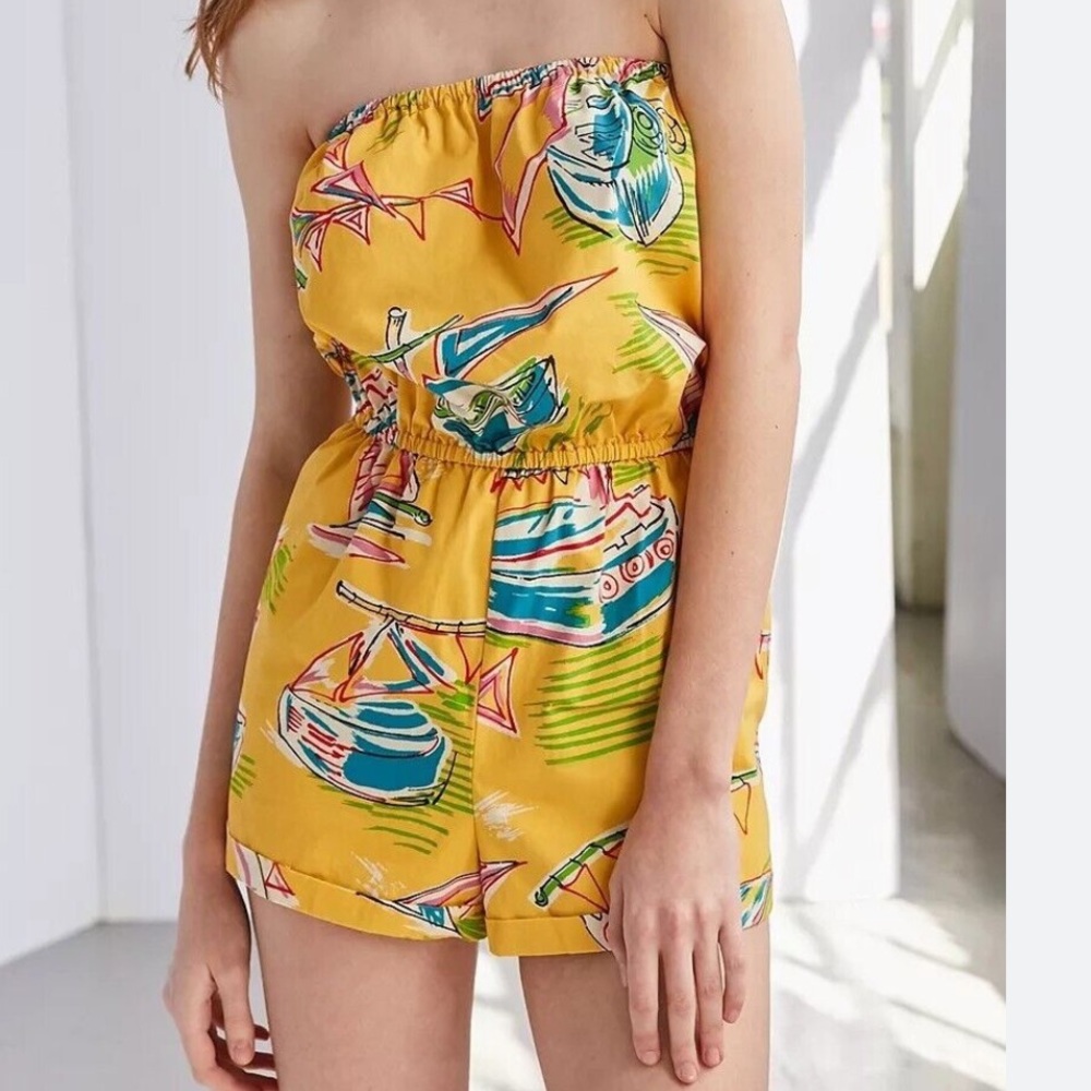 Kim Chi Blue romper - Palm Beach Playsuit